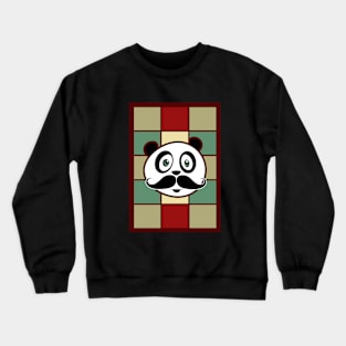 Mustache Panda 2 Crewneck Sweatshirt